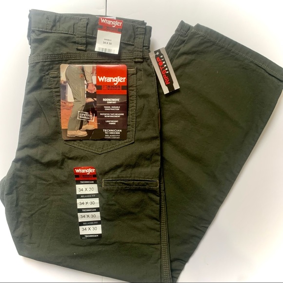 Wrangler Other - Wrangler RIGGS Workwear Technician Relaxed Fit Mens Pants Jeans34 X 30 NWT!
